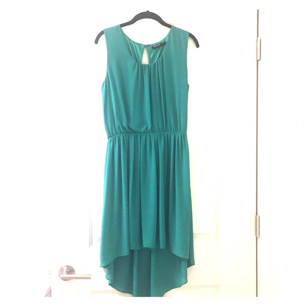 Beautiful Green Hi-Lo Dress from Paris
